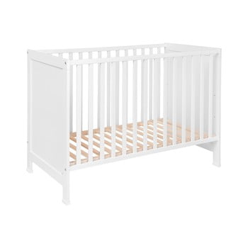 Pătuț pentru copii cu grilaj reglabil kicoti simple, 60 x 120 cm
