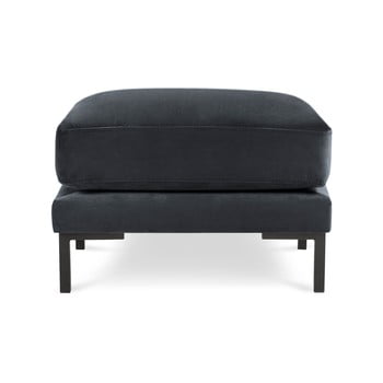 Taburet cu tapițerie de catifea interieur 86 seine, gri închis