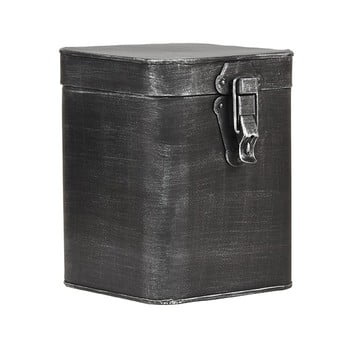Recipient metalic pentru depozitare label51, înălțime 18,5 cm, negru
