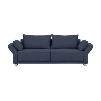 Canapea extensibilă cu 3 locuri Windsor & Co Sofas Casiopea, albastru închis