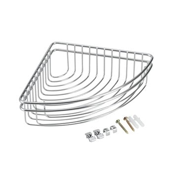 Suport pe colț pentru baie metaltex cuba l, lungime 19 cm