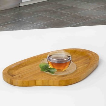 Tavă de servit din bambus bambum santos, 26 x 15 cm