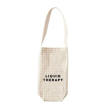 Husă pentru sticla de vin sau șampanie linen liquid therapy, înălțime 30 cm