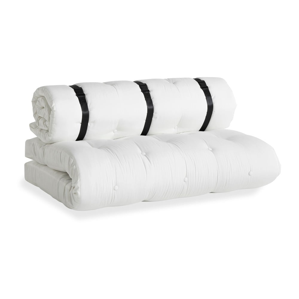 Bílá rozkládací pohovka vhodná do exteriéru Karup Design Design OUT™ Buckle Up White
