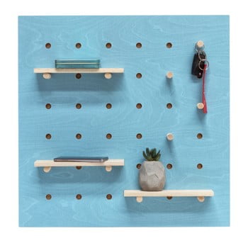 Organizator de perete ragaba triventi, 60 x 60 cm, albastru
