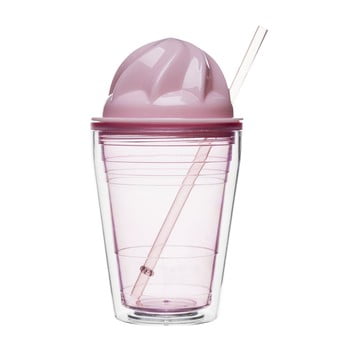 Cană pentru cocktail cu lapte sagaform, 350 m, roz