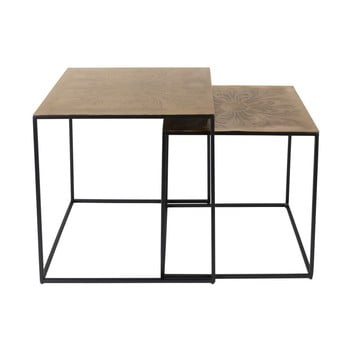 Set 2 măsuțe auxiliare din metal dutchbone saffa