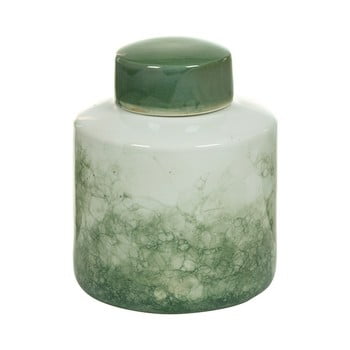 Recipient din ceramică Santiago Pons Havan, înălțime 22 cm, alb - verde