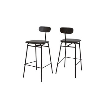 Scaun de bar canett alexia, negru