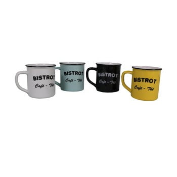 Set 4 căni antic line bistrot