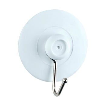 Set 4 cârlige de perete cu ventuză wenko suction hooks, alb