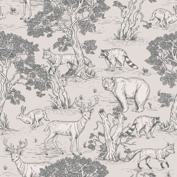 Tapet dekornik animals natural, 100 x 280 cm