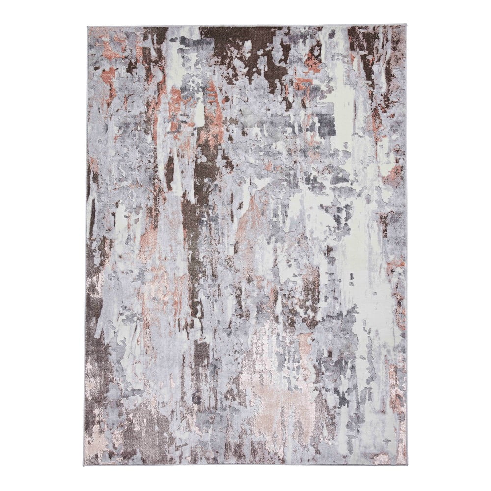 Šedo-růžový koberec Think Rugs Apollo, 120 x 170 cm