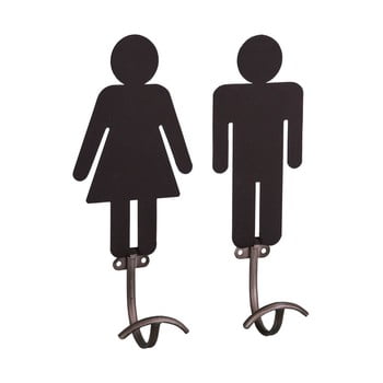 Set 2 cârlige antic line femmes hommes