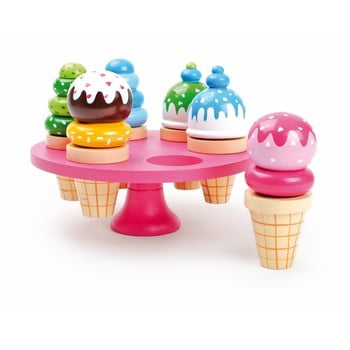 Set 6 înghețate din lemn legler waffle ice cream
