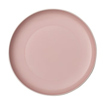 Farfurie din porțelan villeroy & boch uni, ⌀ 24 cm, alb-roz