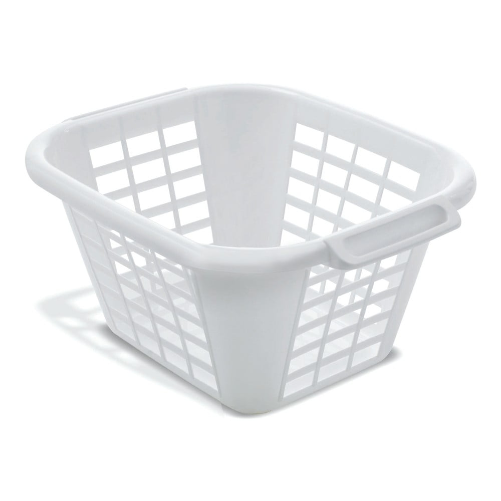 Bílý koš na prádlo Addis Square Laundry Basket, 24 l