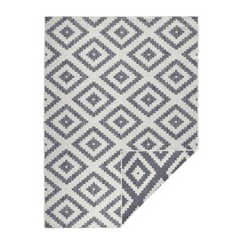 Covor reversibil bougari malta, 160 x 230 cm, gri