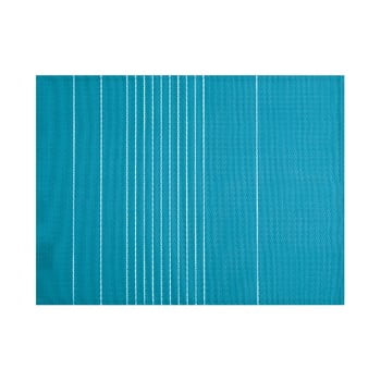 Șervet decorativ tiseco home studio stripe, 45 x 33 cm, albastru turcoaz