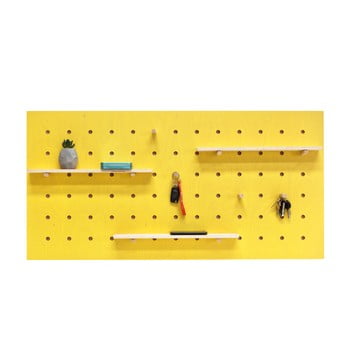 Organizator de perete ragaba triventi, 120 x 60 cm, galben