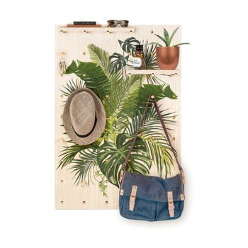 Cuier cu rafturi surdic pegboard tropical bunch