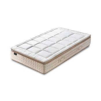 Saltea bobochic paris cashmere, 90 x 200 cm, alb-crem