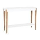 Bílý konzolový stolek Ragaba Ashme, šířka 105 cm