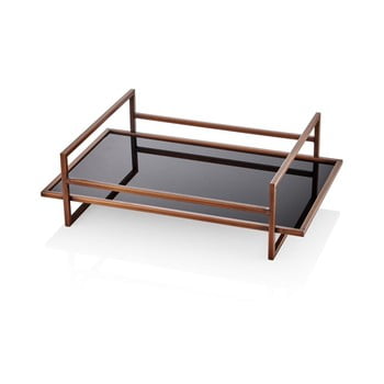 Platou decorativ the mia, 50 x 30 cm, gri