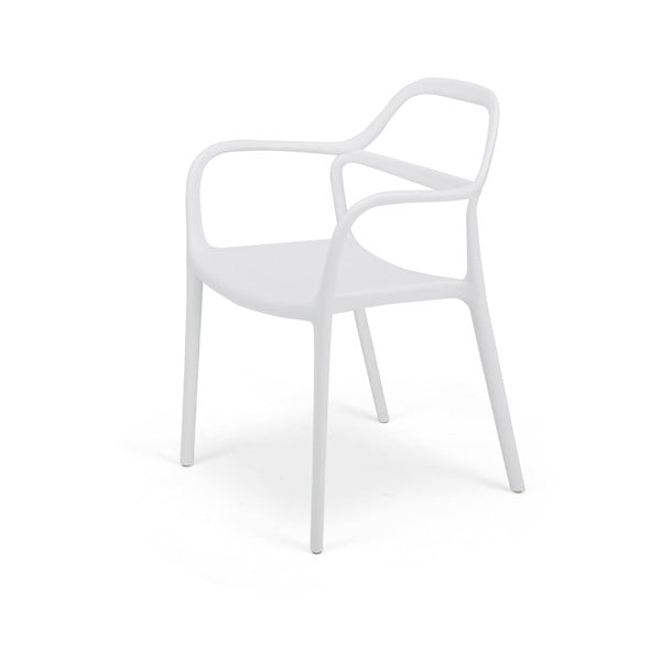 Sada 2 bílých jídelních židlí Le Bonom Dali Chaur