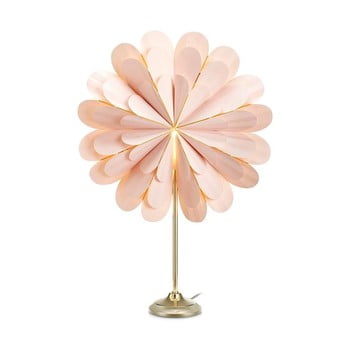 Decorațiune luminoasă markslöjd marigold, înălțime 68 cm, roz
