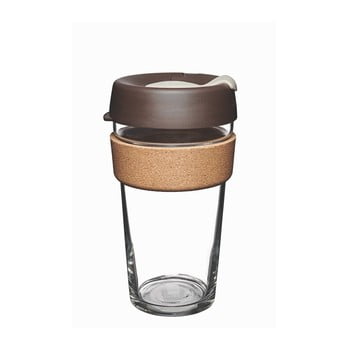 Cană de voiaj cu capac keepcup brew cork edition almond, 454 ml