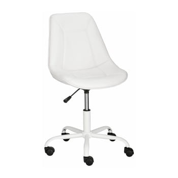 Scaun confortabil de birou støraa carl, alb