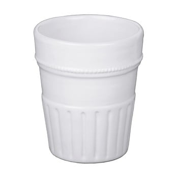 Pahar din ceramică ego dekor, alb, 280 ml