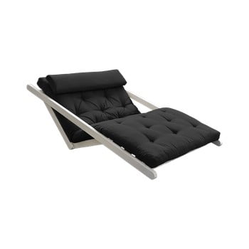 Fotoliu karup design figo, white/dark grey, 120 cm