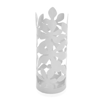 Suport metalic pentru umbrele versa flores, înălțime 49 cm, alb