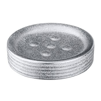 Săpunieră ceramică wenko polaris juwel, argintiu