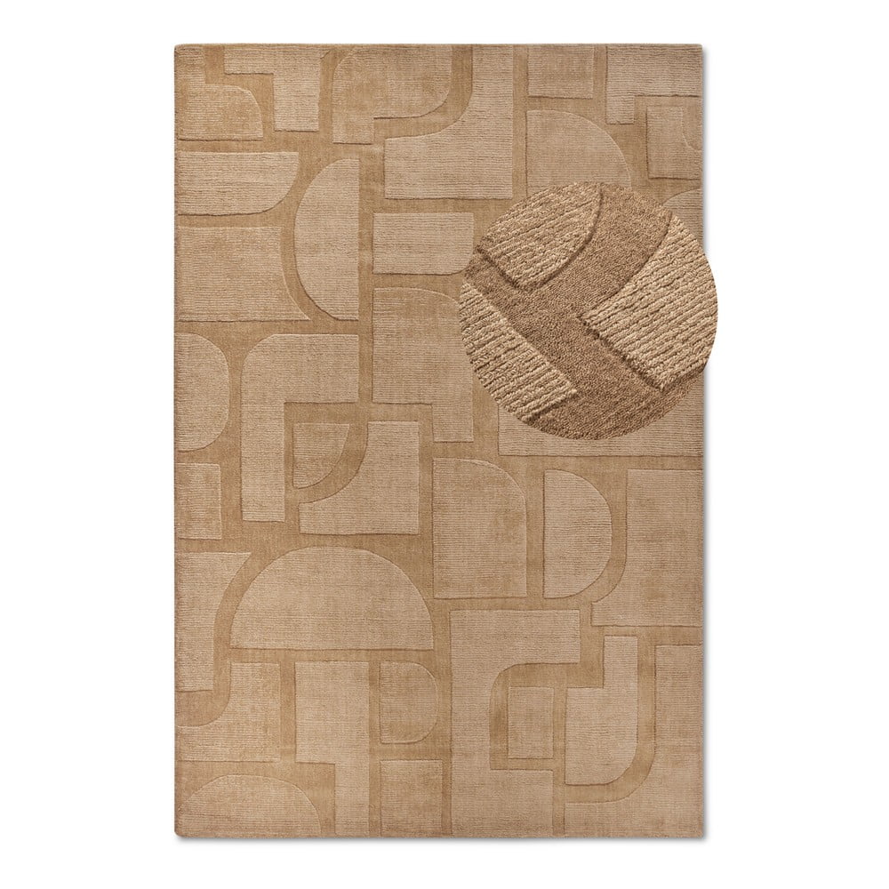 Béžový ručně tkaný vlněný koberec 120x170 cm Alexis – Villeroy&Boch