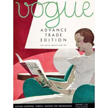 Poster Blue-Shaker Vogue 2, 30 x 40 cm