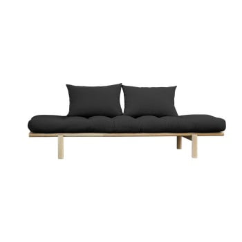 Canapea karup design pace natural/dark grey