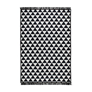 Covor reversibil Apollon, 140 x 215 cm, alb-negru