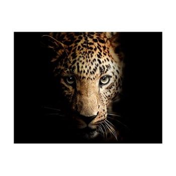Tablou imprimat pe pânză styler leopard, 100 x 75 cm