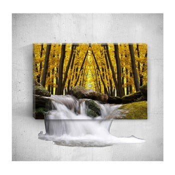 Tablou de perete 3d mosticx autumn waterfalls, 40 x 60 cm