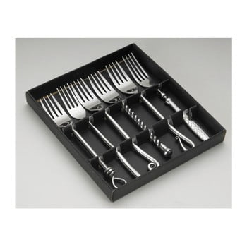 Set 6 furculițe din inox, în cutie de cadou jean dubost forged
