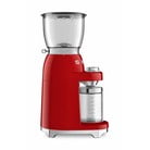 Červený mlýnek na kávu SMEG 50's Retro