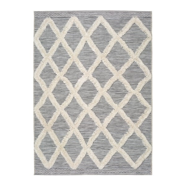 Bílo-šedý koberec Universal Cheroky Geo, 155 x 230 cm