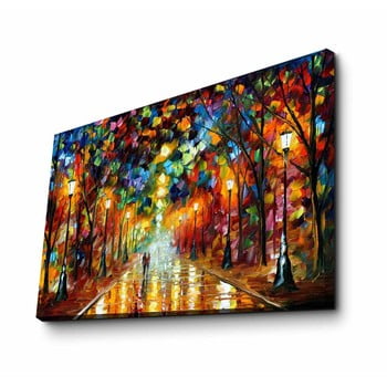 Reproducere tablou pe pânză leonid afremov, 70 x 45 cm
