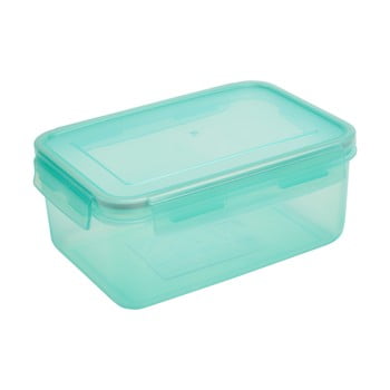 Recipient pentru mâncare cu capac addis clip and close rectangular blue haze, 2 l, verde-albastru