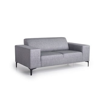 Canapea cu 2 locuri softnord diva, gri deschis