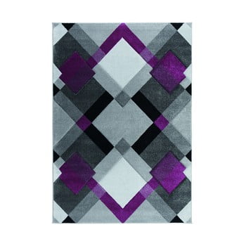 Covor flair rugs nimbus purple, 80 x 150 cm, gri-mov
