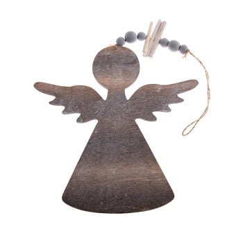 Decorațiune suspendată din lemn dakls, lungime 20,5 cm, înger